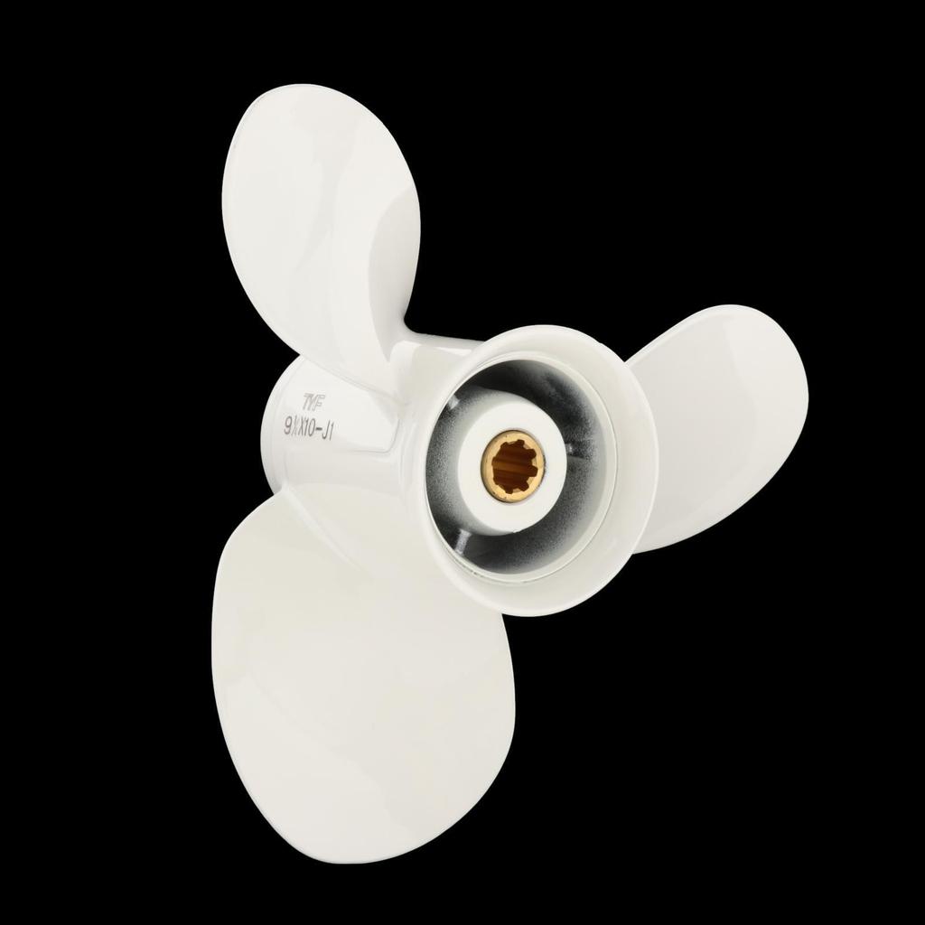 Propeller 9 1 4x10-J for Yamaha Engine 63V-45952-00-EL 3 Blades Professional