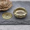 1 Pcs Retro Solid Color Incense Burners Ornament Suitable Home Office Sandalwood Holder Supplies Antique Bronze Household Decor