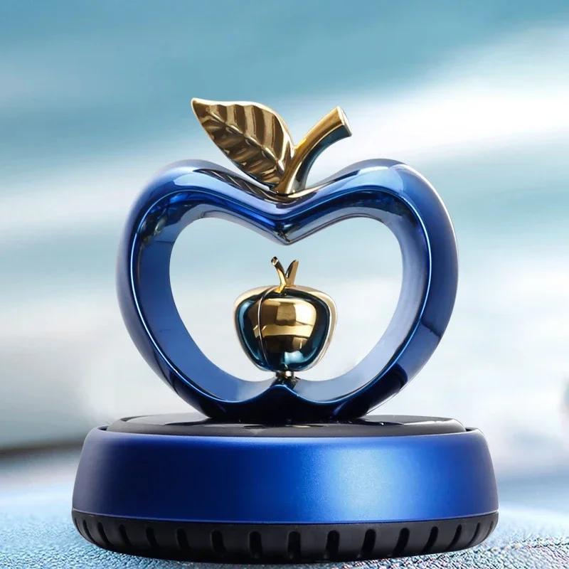 

Освежители воздуха для автомобиля с вращающимися солнечными батареями, креативное украшение для автомобиля, снятие стресса и устранение запахов, использование в автомобиле, офисе синий