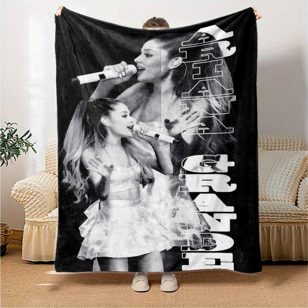 Ariana Grande Blanket, High quality Comfortable for All Seasons, Home Decor, Warmth and Comfort