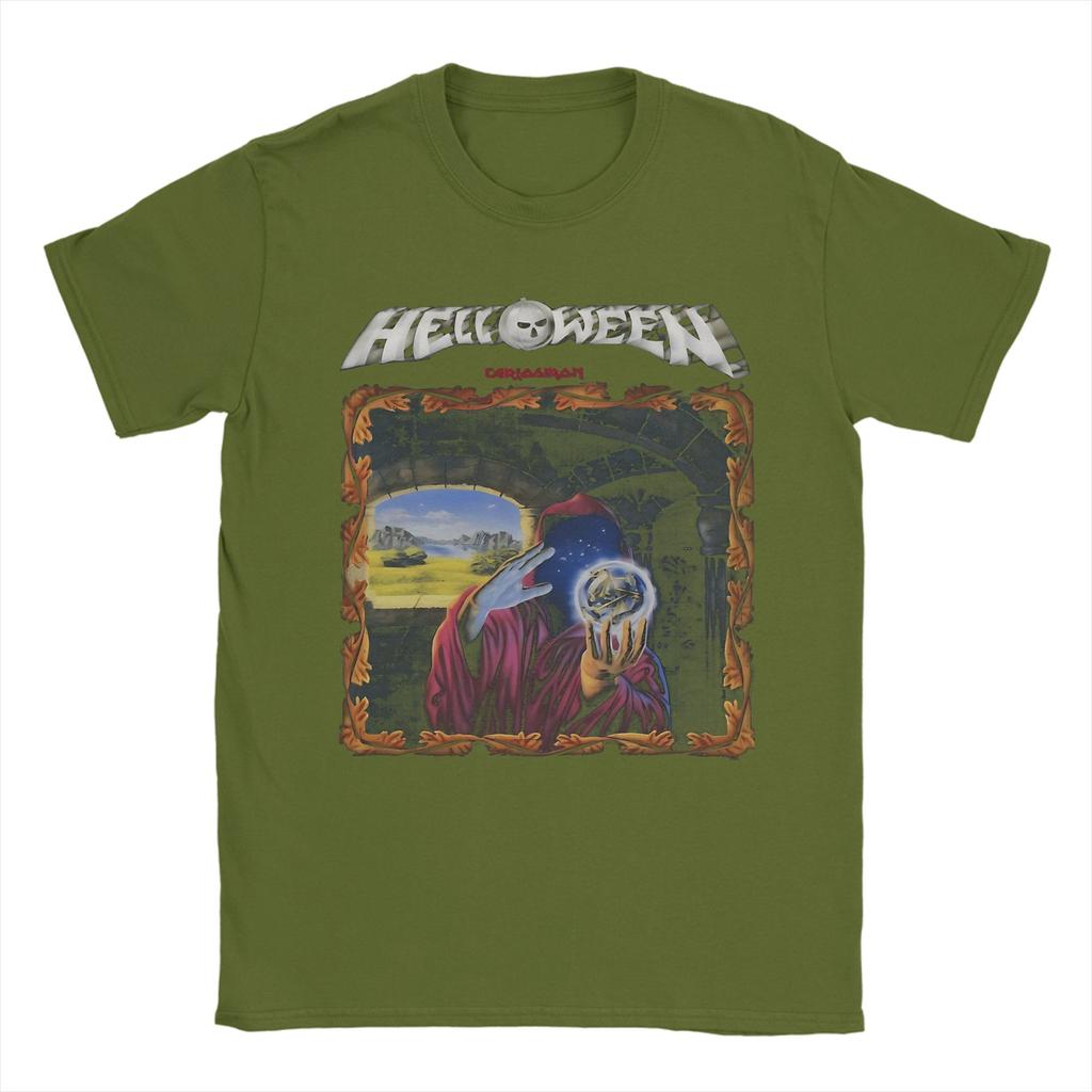 3 Good Designs Helloween Band Pure Cotton TShirt For Unisex Summer Vintage TShirts O Neck Harajuku Tee Shirt Oversize Tops