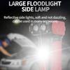Portable Multifunctional High Power Flashlight Work Light with Magnetic Clip Super Bright Pocket Torch Light LED Mini Keychain