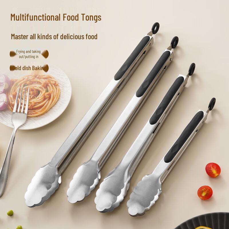 Zhizhou Stainless Steel Food Tongs Set