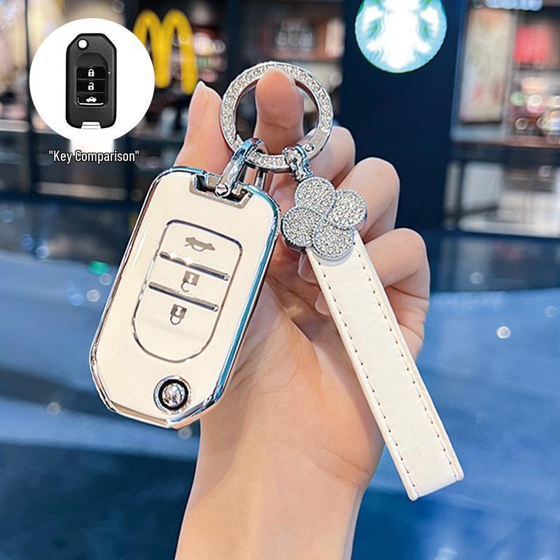 Compatible BTXRV Key Case for CRV, Accord, Civic, Binzhi, and Spirior - High-Grade Protective Shell.