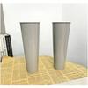 Modern Minimalist Iron Flower Vase 40cm Tall Gray Tabletop Decor Living Room Office Wedding Centerpiece