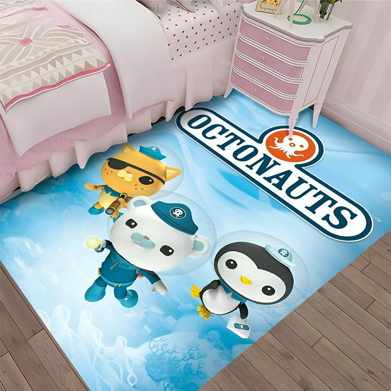 Octonauts Printed Carpet, Rug for Office Chair Living Room Bedroom Kitchen Room Decor Gifts.