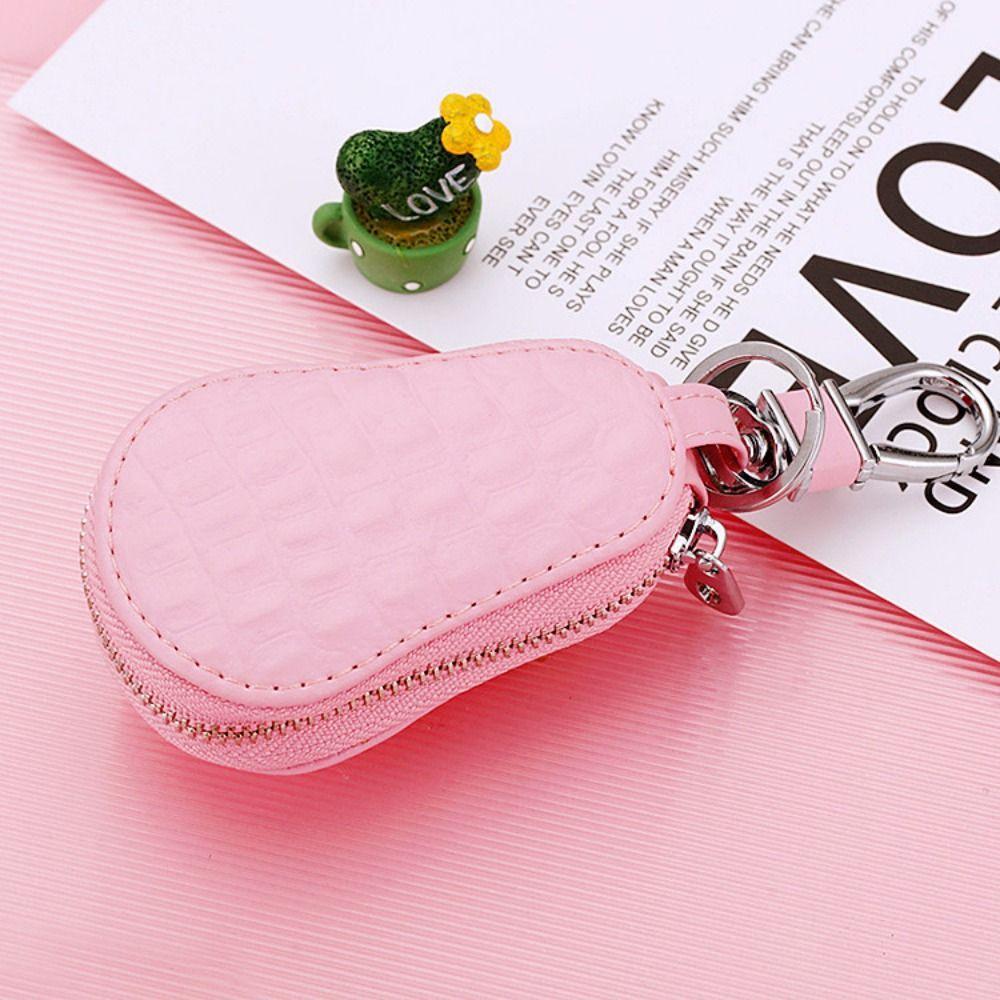 Cute Cartoon Princess Car Key Bag PU Leather Key Protective Case Car General Key Case Female