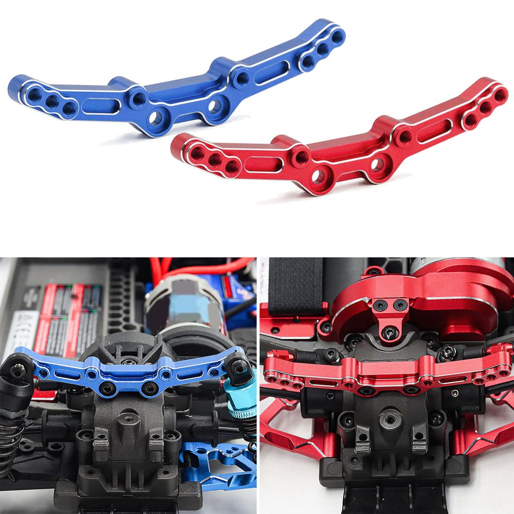 Aluminum Alloy Rear Shock Tower Plate for 1/10 4-TEC Car Upgrade Parts Protective Bracket Shock Absorbers Rack