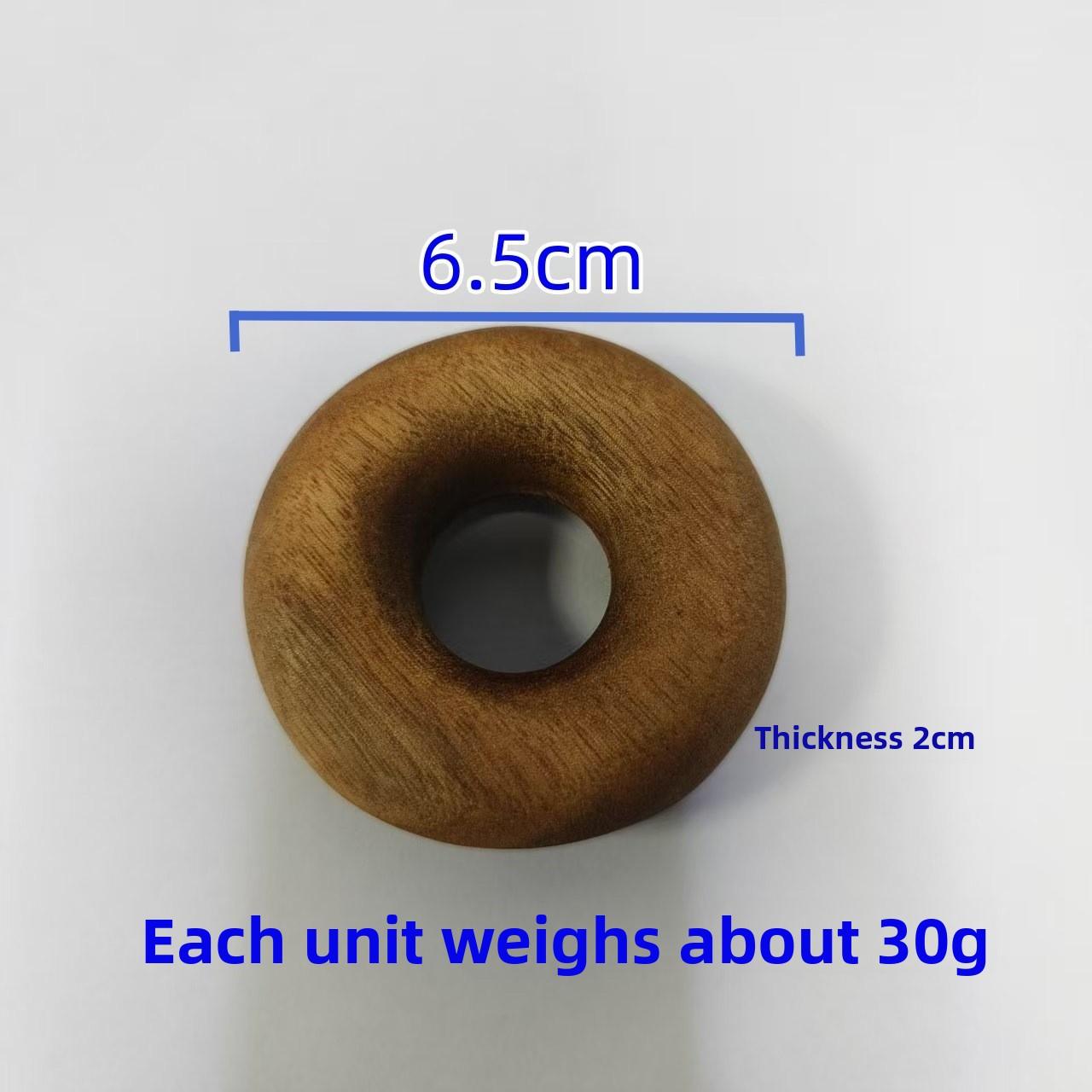 

Solid Wood Sealing Clip for Doughnuts Kitchen Tools Retro Wooden Sealing Clamp Household Office Creative Snack and Food Bag Clip