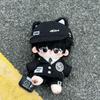 20cm Black Cat Butler Cotton Jacket Hoodie Outfit for Dolls - Free Shipping