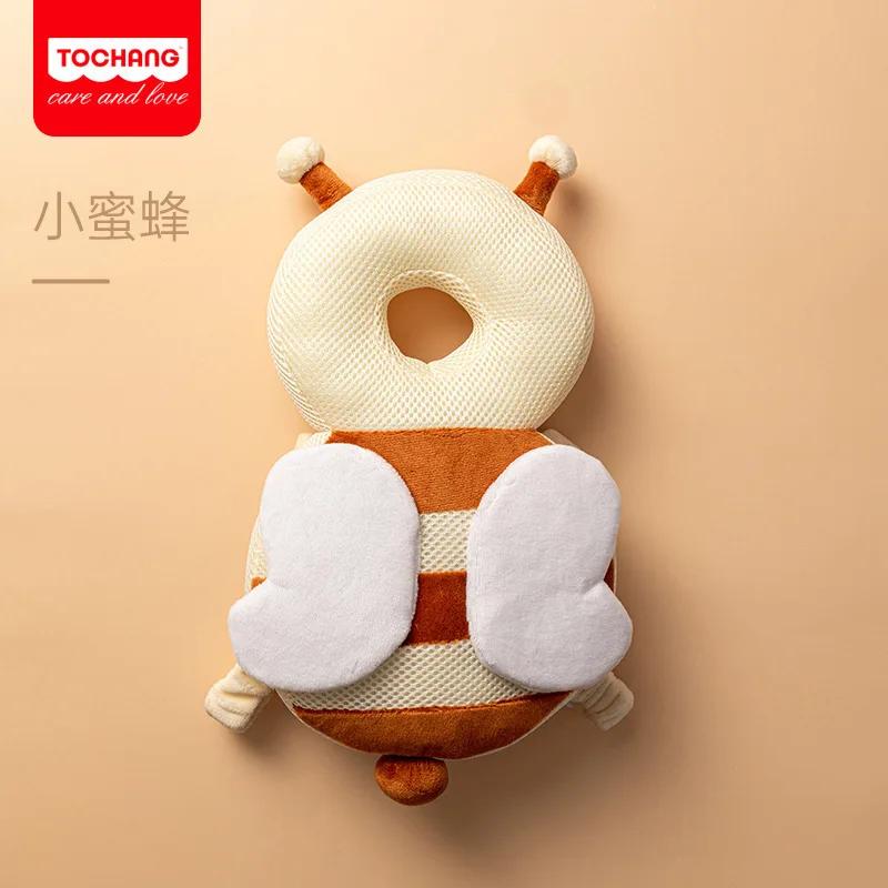 Sac à dos de sécurité pour tout-petit Protège-tête Coussin anti-chute pour bébé qui apprend à marcher Oreiller anti-chute Équipement de protection contre les chutes pour nourrisson white