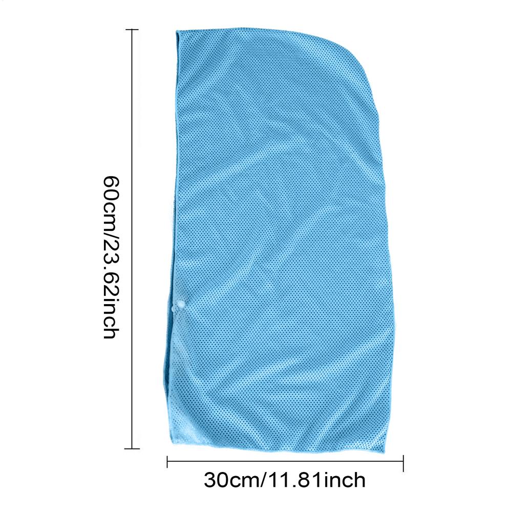 Cooling Hoodie Towel For Men Quick Drying Sweat Towel Wraps For Neck And Face Refreshing Skin-Friendly Cold Rags For Camping