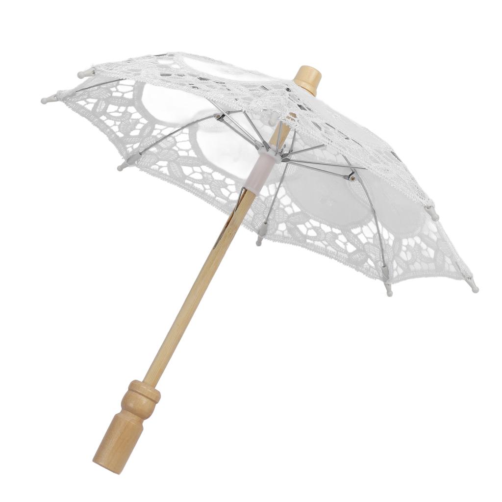 Lace Wedding Umbrella Wedding Bridal Lace Umbrella Decorative   Umbrella Photography Prop for Party Camping