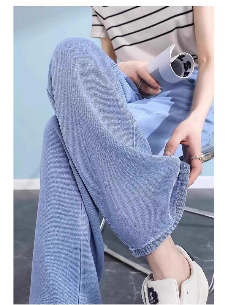 Women's 2025 Tencel Light Lyocell Straight & Wide Leg Summer Jeans