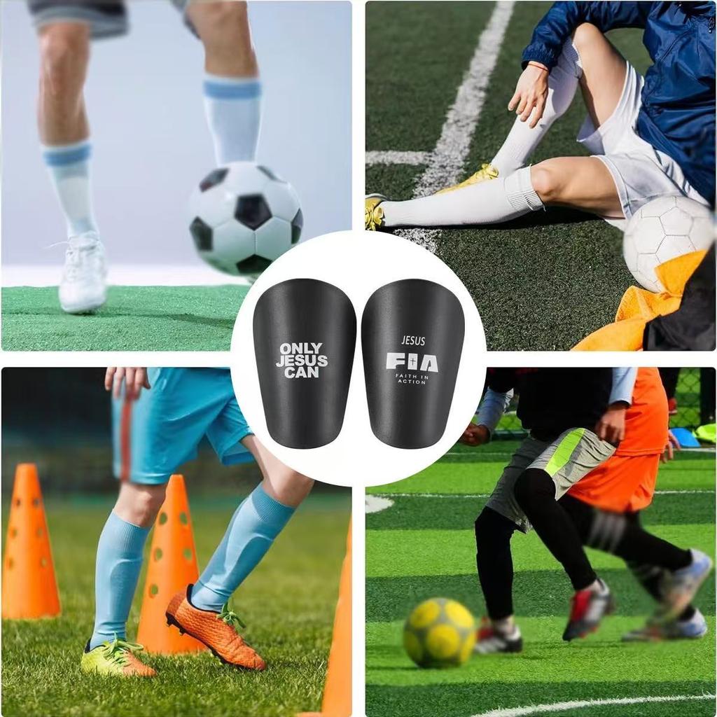 Ultra-Lightweight Soccer Shin Guards - Durable Comfort Fit Knee Pads for Men Women - Ideal for Football Basketball Yoga Tr 1