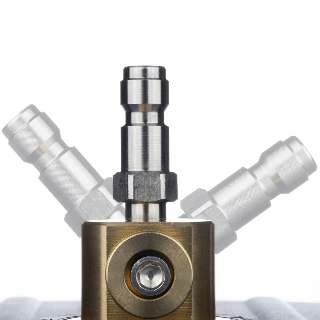 Rosfix Zestaw T-Racer Bayonet – Szczotka Mosmatic 1/4"" + Adapter Bayonet | Kompatybilność Z Karcher K2–K7 | Efektywne Czyszczenie Bruku I Betonu