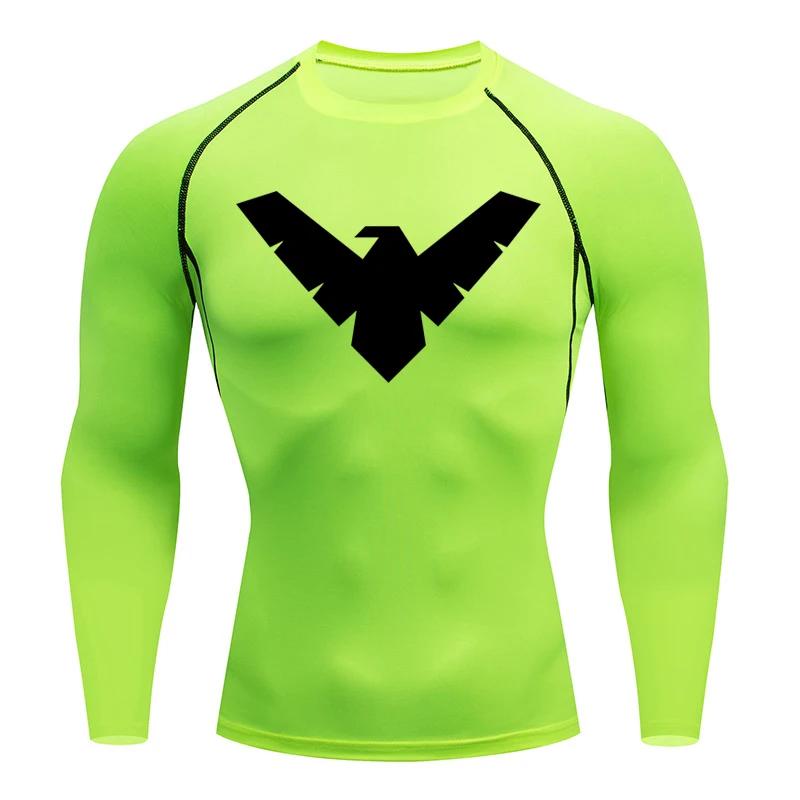 Tricou de compresie cu mânecă scurtă de vară pentru bărbați, top sport, tricou de alergare, uscare rapidă, îmbrăcăminte pentru sală, protecție solară, mânecă lungă