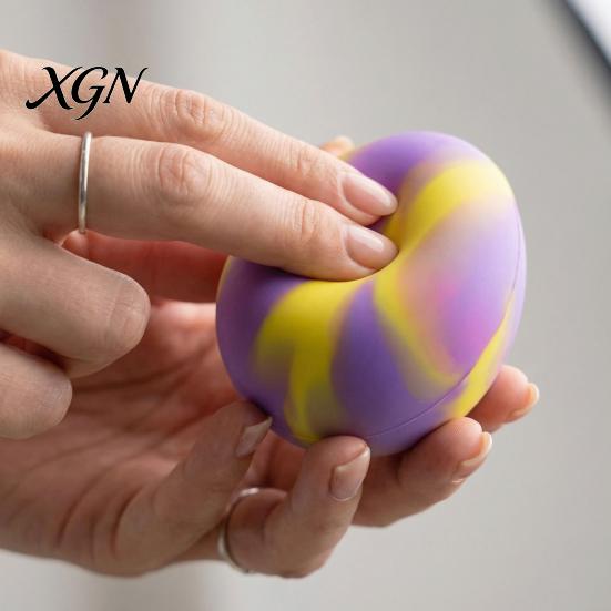 Relaxation Hand Toy Easter Egg Squeeze Stress Relieving Decompression Sensory Ball Basket Stuffer White at Room Temperature Kids