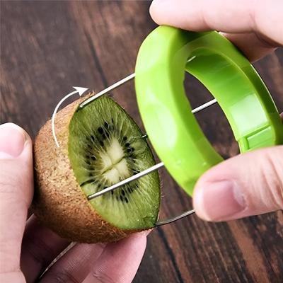 Kiwi Cutter Peeler Slicer Kitchen Detachable Creative Gadgets Stainless Steel Lemon Peeling Tools Fruits Salad Maker Accessories