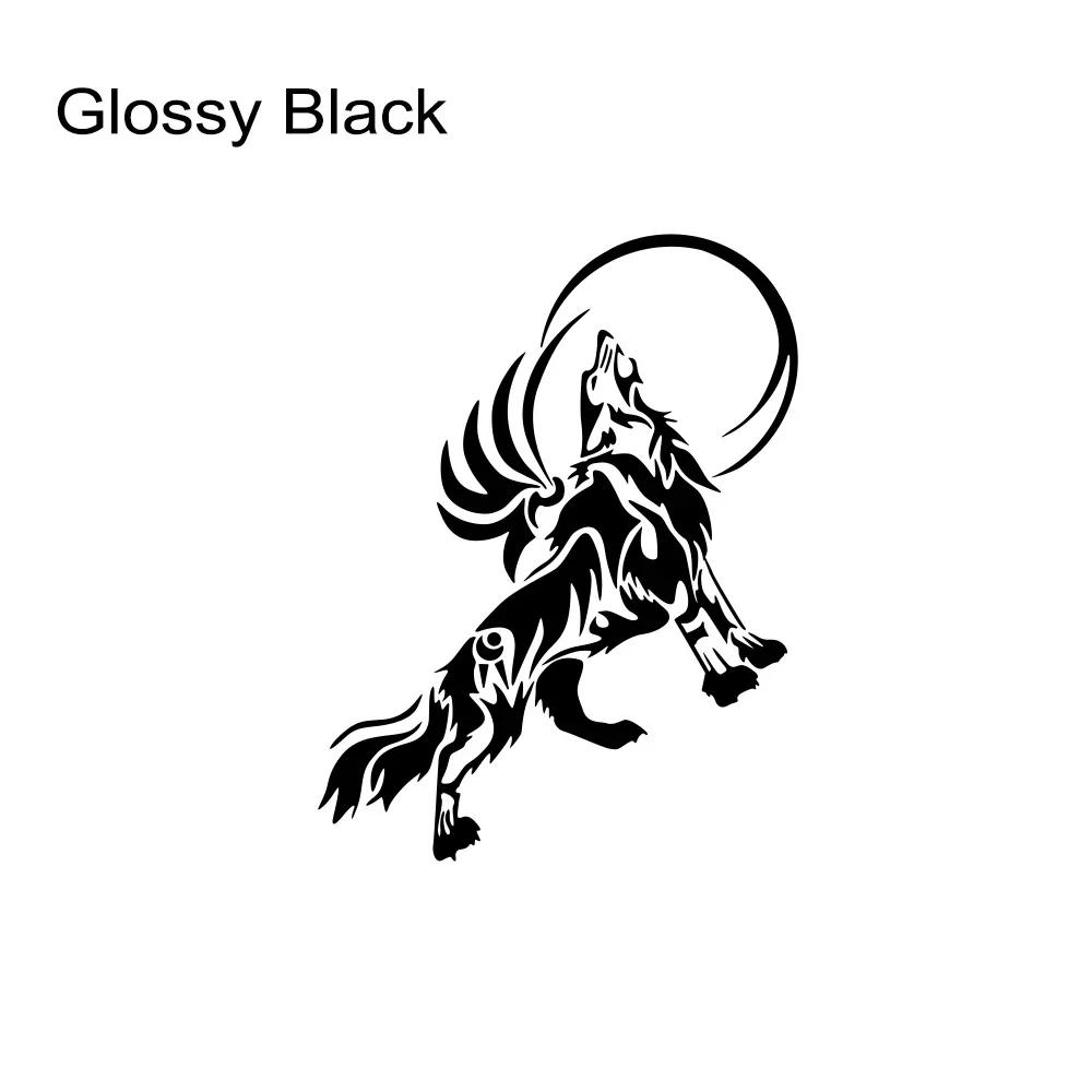

Car Sticker Howling Wolf Moon Tribe Wildlife Pattern Vinyl Decal Personalized Car Engine Hood DIY Decoration Sticker Accessories 40x28cm