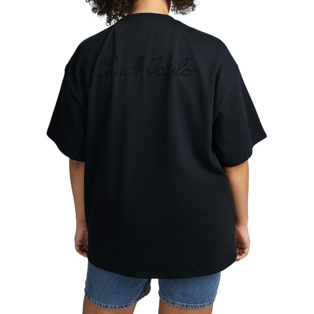 Converse Go-To Sneaker Patch T-Shirt Asia Sizing 'Black' Unisex 10025397-A01