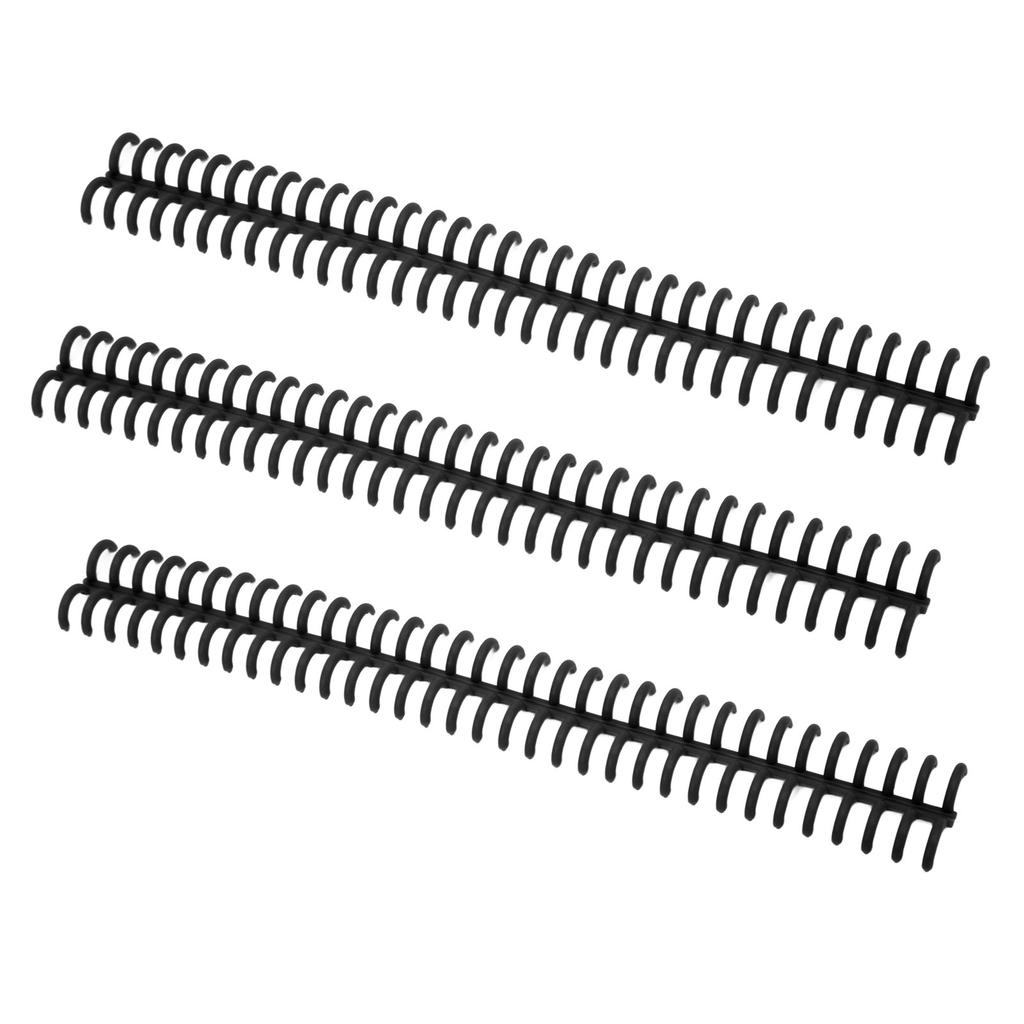 10PCS 34 Hole Binding Spine Plastic Split Loose Leaf Rings Detachable Binding Loop 12mm Diameter