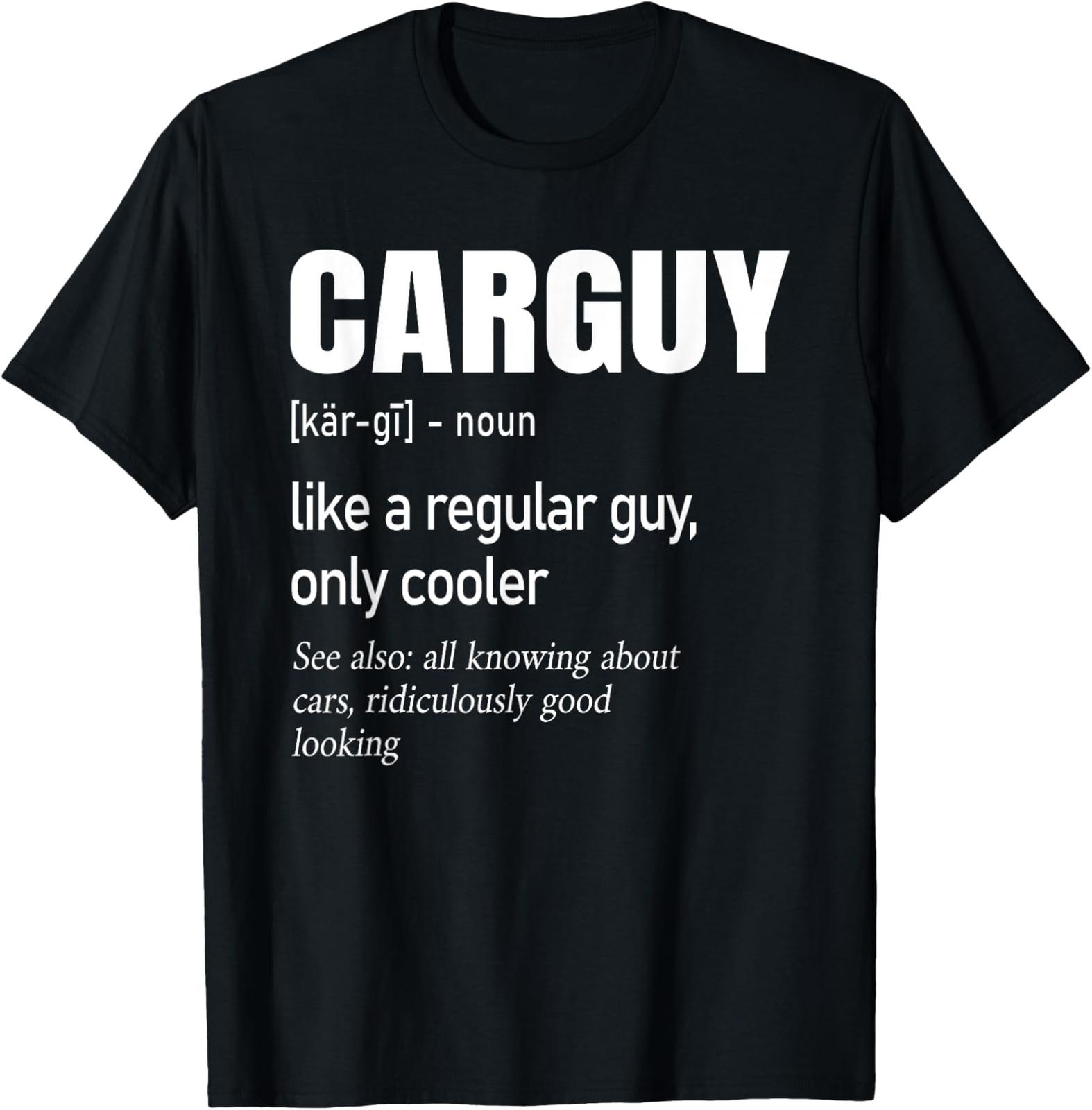NEW LIMITED Car Guy Definition | Mechanic & Auto Racing T-Shirt L