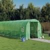 Green Greenhouse with Steel Frame 44 m² 22 x 2 x 2 m