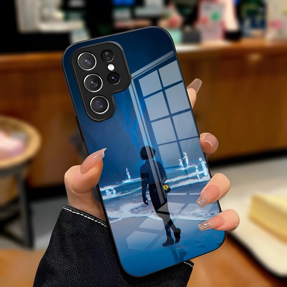 

Чехол для телефона G-Game Lies Of P для Samsung A25 A13 A33 5G A54 A36 A35 A56 A52 A14 Ударопрочный стеклянный чехол Samsung A33 5G