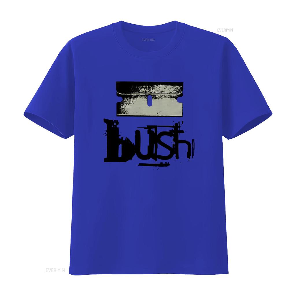 Rare Bush Band Unisex All Size T Shirt 10d756 Vintage Washed Stylish Versatile Casual Soft Fashion Stretched Unisex Comfortable