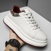 Autumn and Winter New Thick-soled Heightening Solid-color Board Shoes Light Luxury Versatile Sports and Leisure Shoes Men's