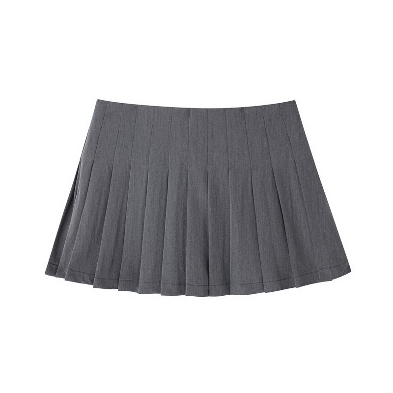 Kaslead New Arrival Women's Fashion Style Stylish Simple and Versatile Wide Pleated Culottes 3152544