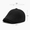 Middle-Aged and Elderly Cap Men's Autumn Winter Warm Peaked Cap Ear Protection Forward Cap