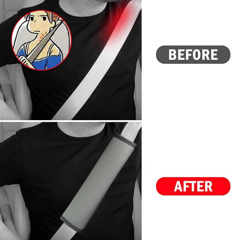 For KIA Car Logo Seat Safety Belt Protection Mat Interior Accessories Sportage 2016 2017 2018 Sephia Stonic Carens