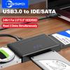 USB 3.0 To SATA IDE Hard Disk Adapter Converter Hard Drive Reader for 3.5 2.5 Inch HDD/SSD CD DVD ROM CD-RW 3 In 1 USB IDE SATA Adapter
