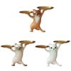 Multicolor Cat Support Tray Whimsical Design Desktop Ornament Storage Decorative Tray Resin Accessories Ket Candy Dish Office