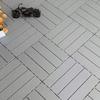 Outdoor Wood-Plastic Interlocking Flooring for Balconies, Terraces, and Courtyards