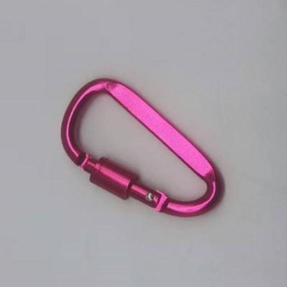 2 ks s pojistkou Venkovní sportovní přezka Hliníková slitina Horolezecké tlačítko Nová bezpečnostní přezka Klíčenka