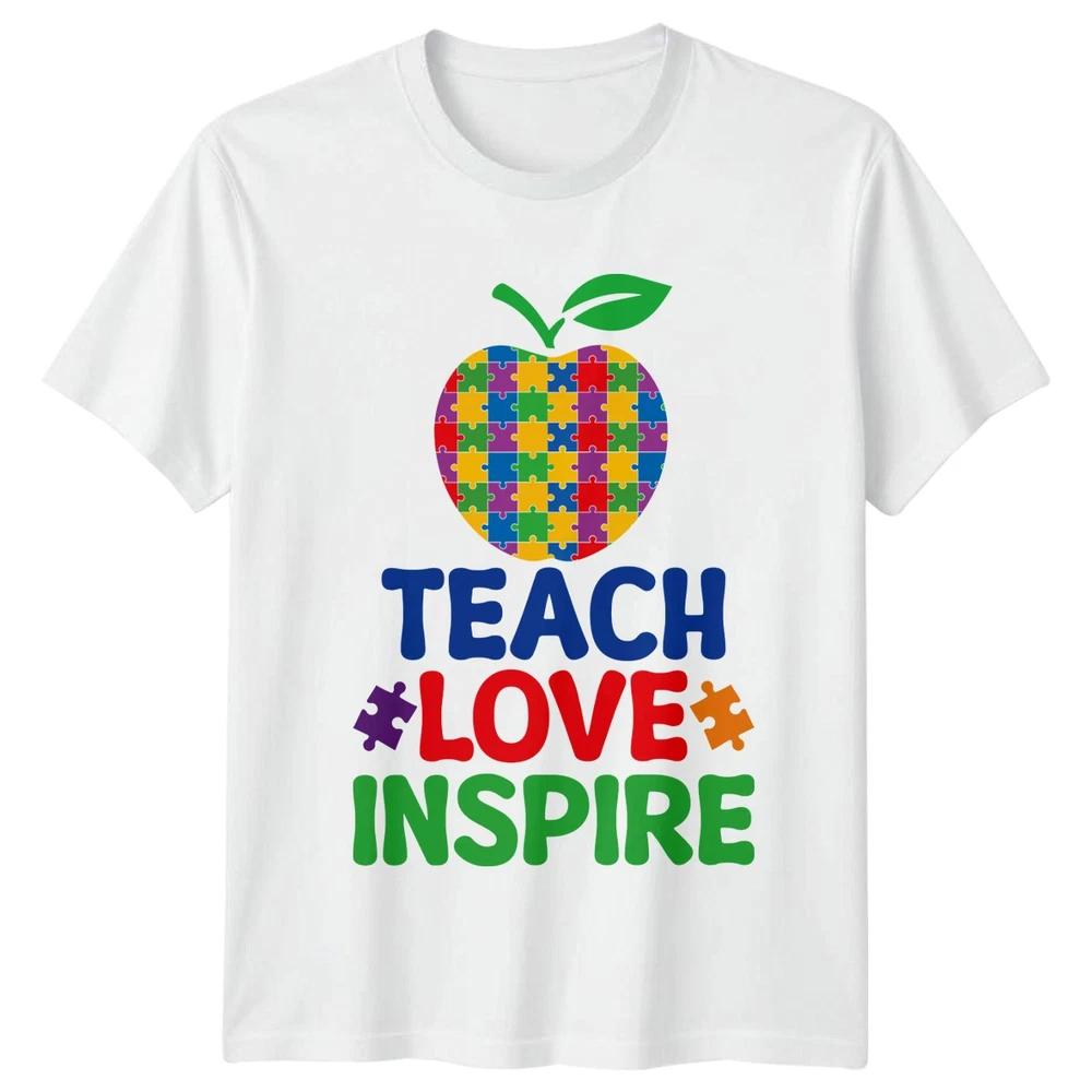 Teach Love Inspire TShirt Special Education Teacher Gift For Him And Her S