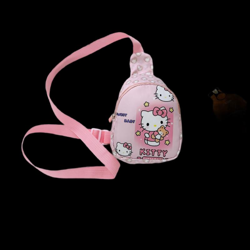 Kids  Cartoon Print Oxford Cloth Chest Bag