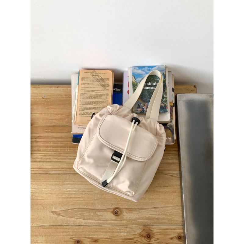 Nylon Cloth Small Tote Bag Women's Trend New Handbag Versatile Casual Drawstring Shoulder Messenger Bag
