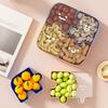 Dustproof Jigsaw Fruit Tray Plastic Nut Box Cute Candy Tray Coffee Table