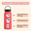 55 Snowman Snowman Graffiti Decals Decorative Scooter Laptop Do-It-Yourself Cartoon Decals Premium Durable Quality