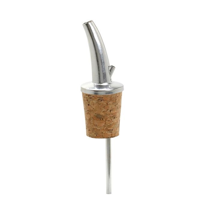 Verseur rapide - ICH-ZAPFE.DE - Bec court - Marron - Pour bouteilles 0,5-1l - Droit