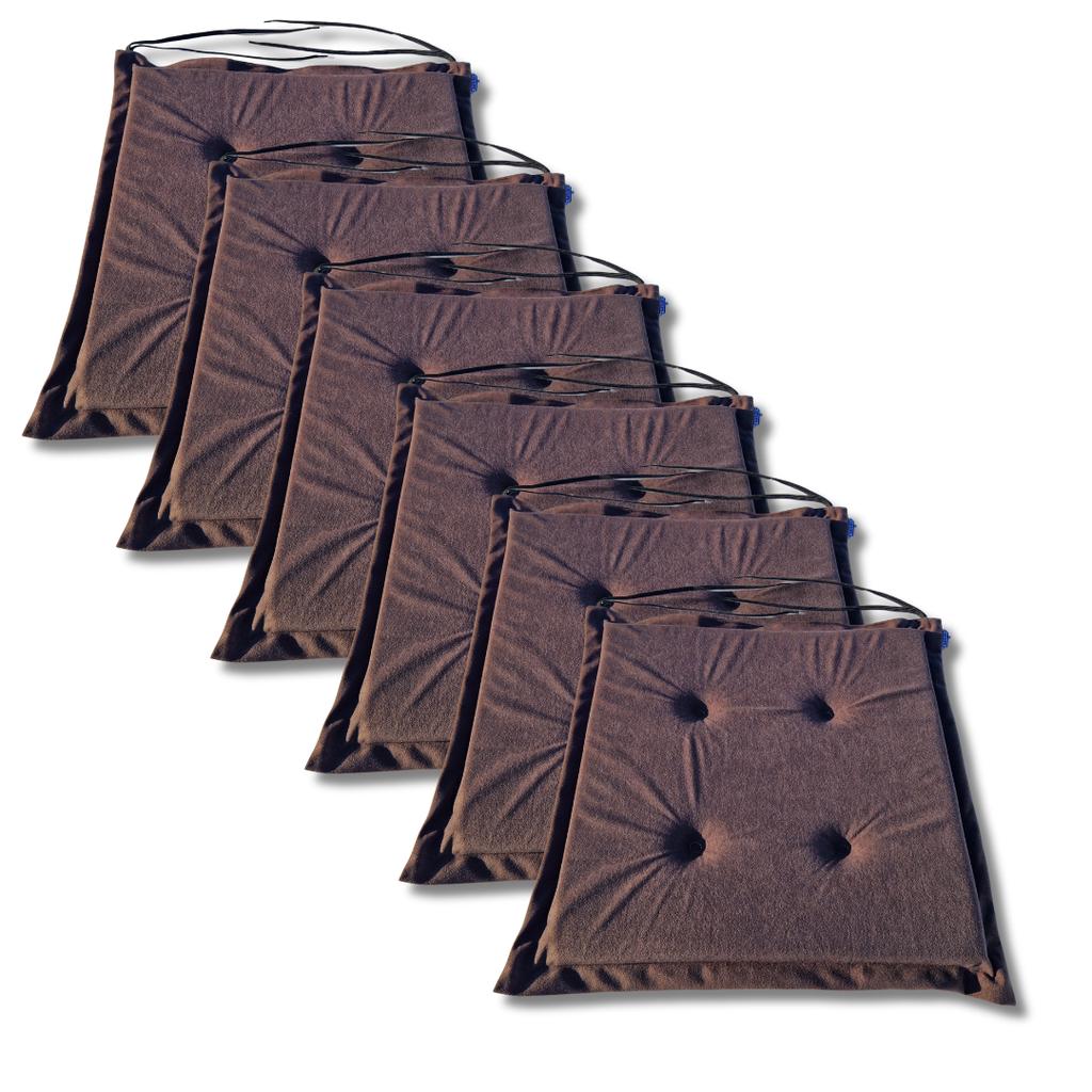 Chair Cushions 40x40x3 Cm 1021 - Set of 6