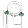 Waterdrop Tassel Hair Chains Ethnic Style Hairband Jewelry Trendy Forehead Chain  Women