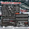216/46pcs Automotive Mechanical Maintenance Vehicle Mounted Socket Wrench Toolbox Combination Hardware Set Complete Set
