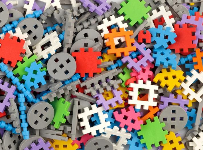 Marioinex Constructor Blocks Mini Waffles, 140 pcs,