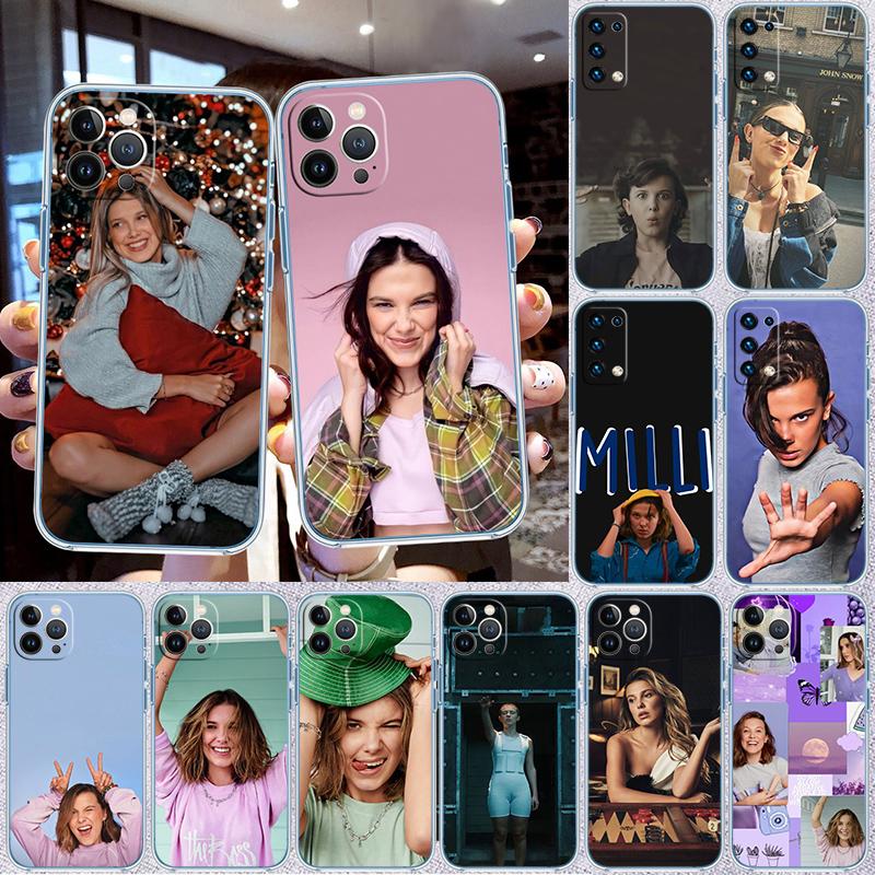 RP48 Millie Bobby Brown Case for Motorola Moto E13 E15 E20 E22 E22I E22S E30 E32 E40 E7 E7I G Plus Power Play Stylus G22 G14