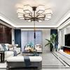 Modern Chinese Zen Square Chandelier for Living Room, Bedroom, or Tea Room
